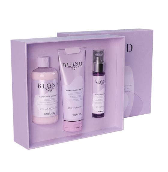 INEBRYA KIT BLONDESSE MIRACLE (CH.250ML+MSC.250ML+SER.50ML)