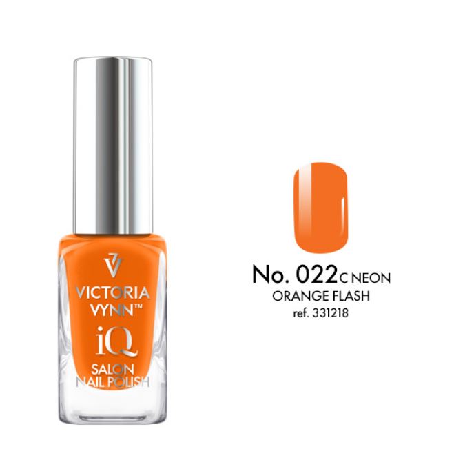 V.V NAIL POLISH IQ 022 ORANGE FLASH