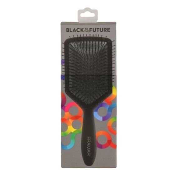 FRAMAR PADDLE BRUSH BLACK TO THE FUTURE