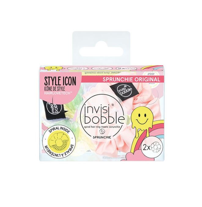 INVISIBOBBLE COLETERO SPRUNCHIE DUO RETRO DREAMIN HUE-MAN LOVE