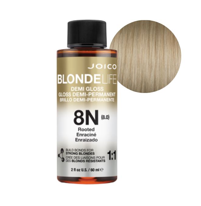 JOICO Blonde Life Demi Liquid 8N (ROOTED) 60ML