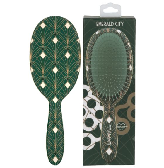 FRAMAR CHEERS HATERS DETANGLE BRUSH EMERALD CITY