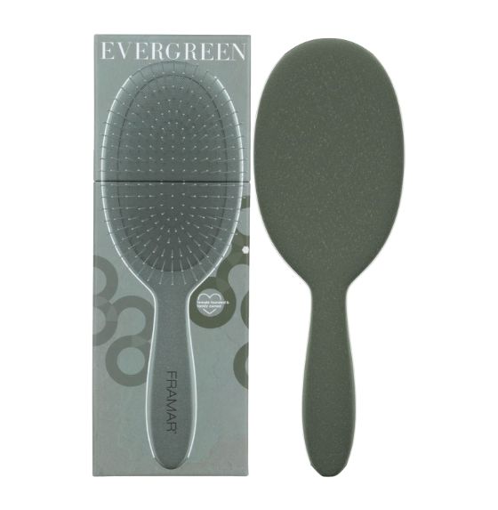 FRAMAR NEUTRALS SAGE DETANGLE BRUSH EVERGREEEN