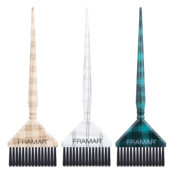 FRAMAR BIG DADDY BRUSH PLAID HAIR DAY SET