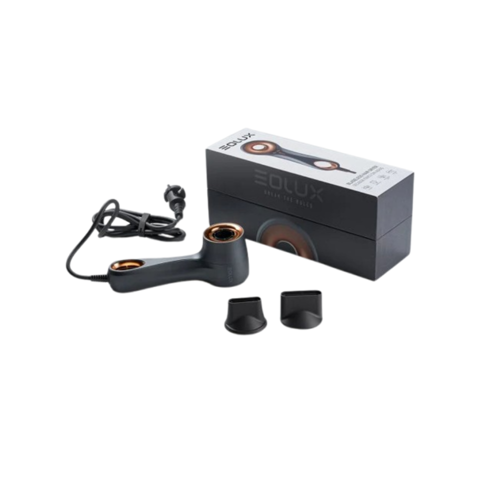 EOLUX- SECADOR IÓNICO BRUSHLESS NEGRO EOLUX 900W (EX01L BLK)