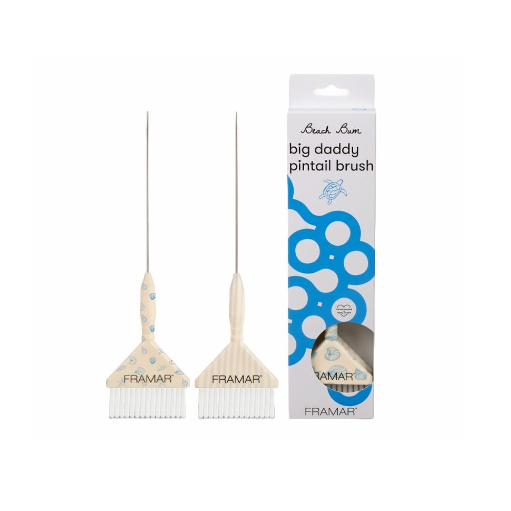 FRAMAR BEACH BUM 2PC PINTAIL BIG DADDY COLOR BRUSH SET